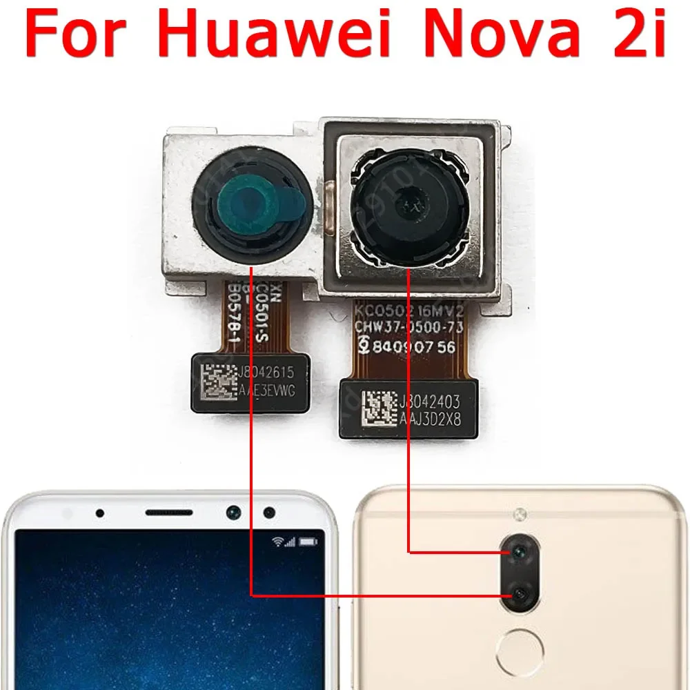 Rear Camera For Huawei Nova 2 2i 2S 3 3i 3E 4 4E 5T Back Camera Module Backside View Flex Replacement Spare Parts