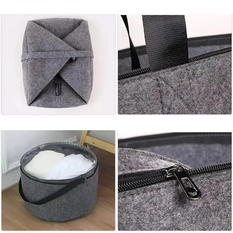 1PC Hat Storage Box Stackable Round Brim Hats Organizer Bag Container Cowboy Hat Organizer FoldableTravel Closet Cap Boxes
