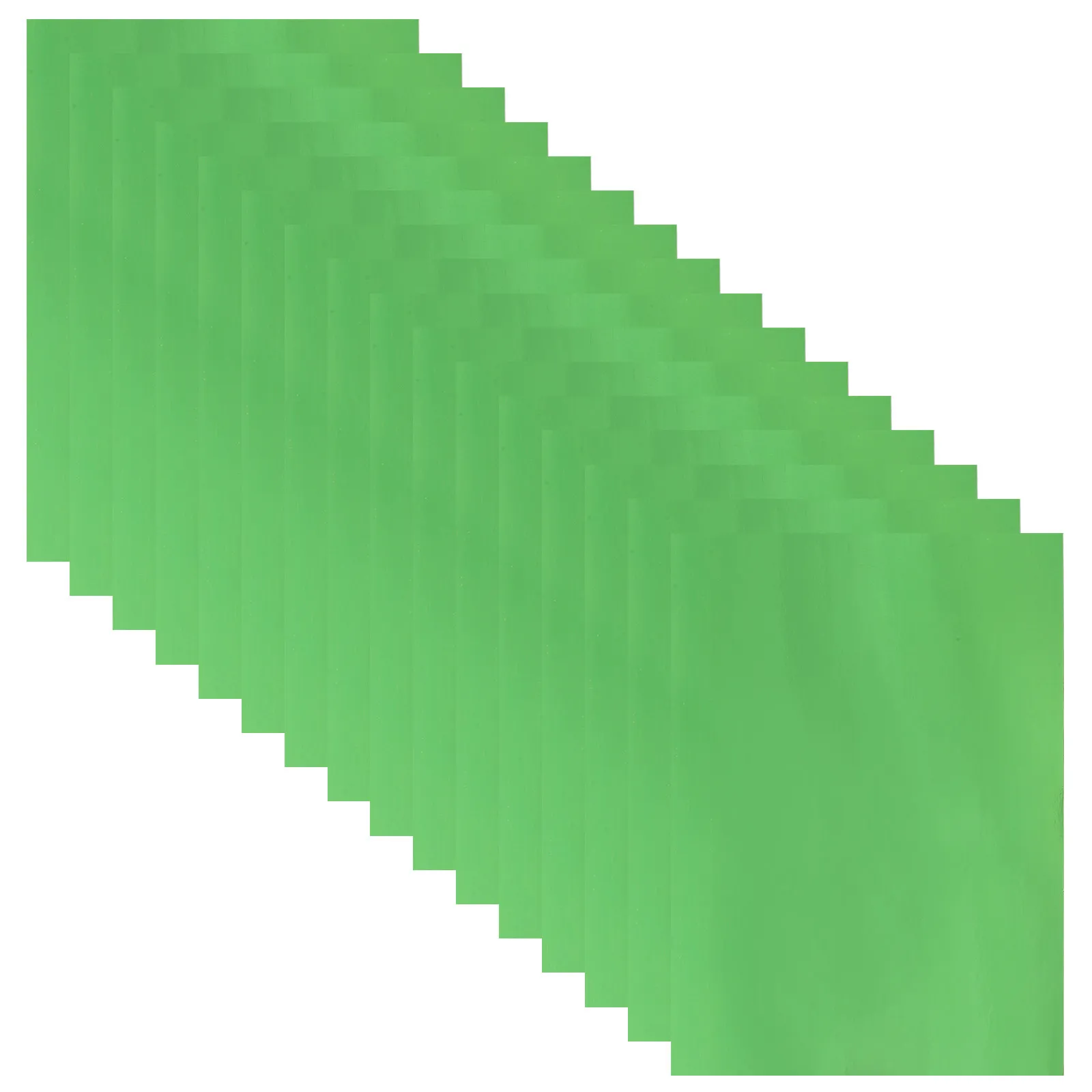 20Sheets Metallic Cardstock Paper Green Shiny Mirror Foilfor Scrapbooking Invitations Craft Decor Reflective Card Making Paper