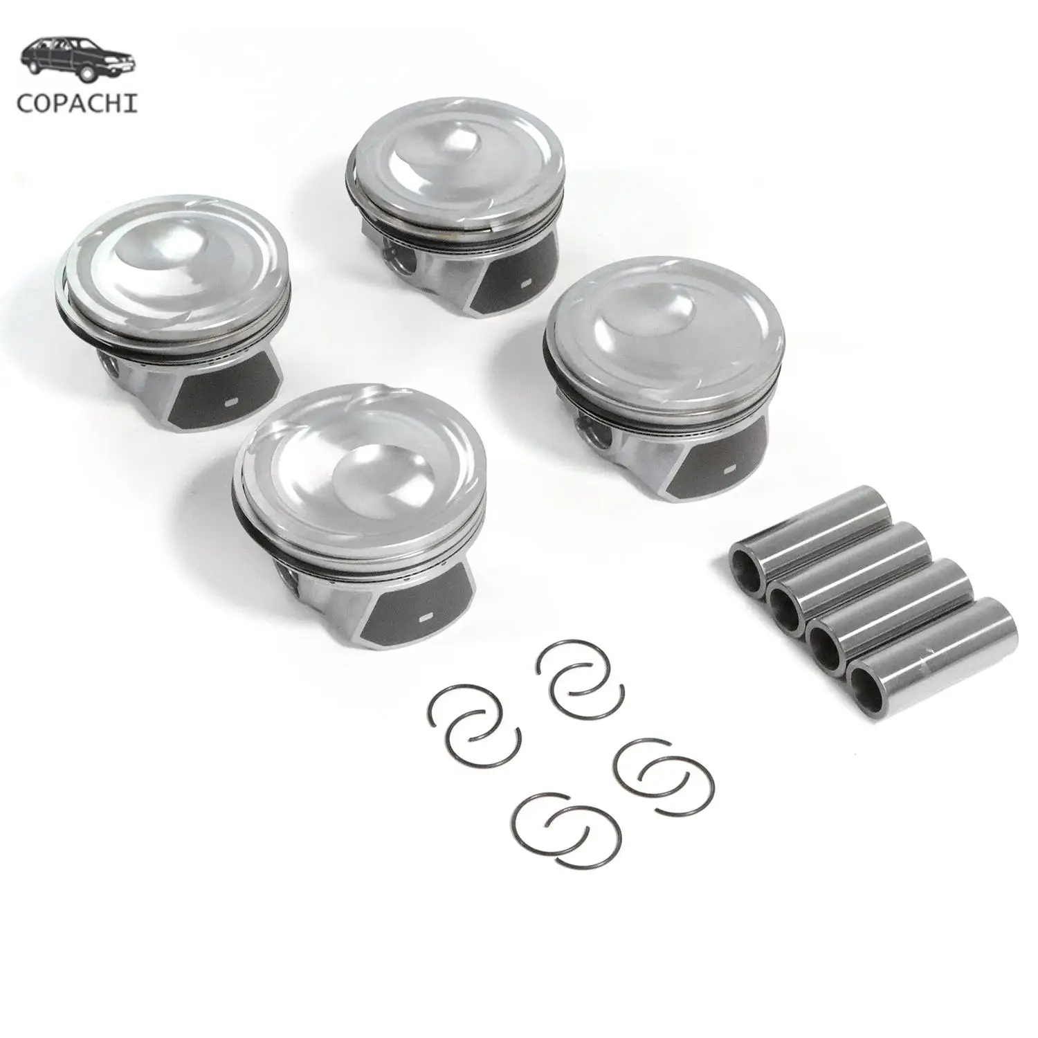 

4pcs Piston&Rings Kit EJ7Z6108A EJ7Z6148A for 2015-2019 Ford Focus Mustang Lincoln MKC 4 Cyl 2.3L EJ7Z6108E EJ7Z6135A EJ7Z6140A