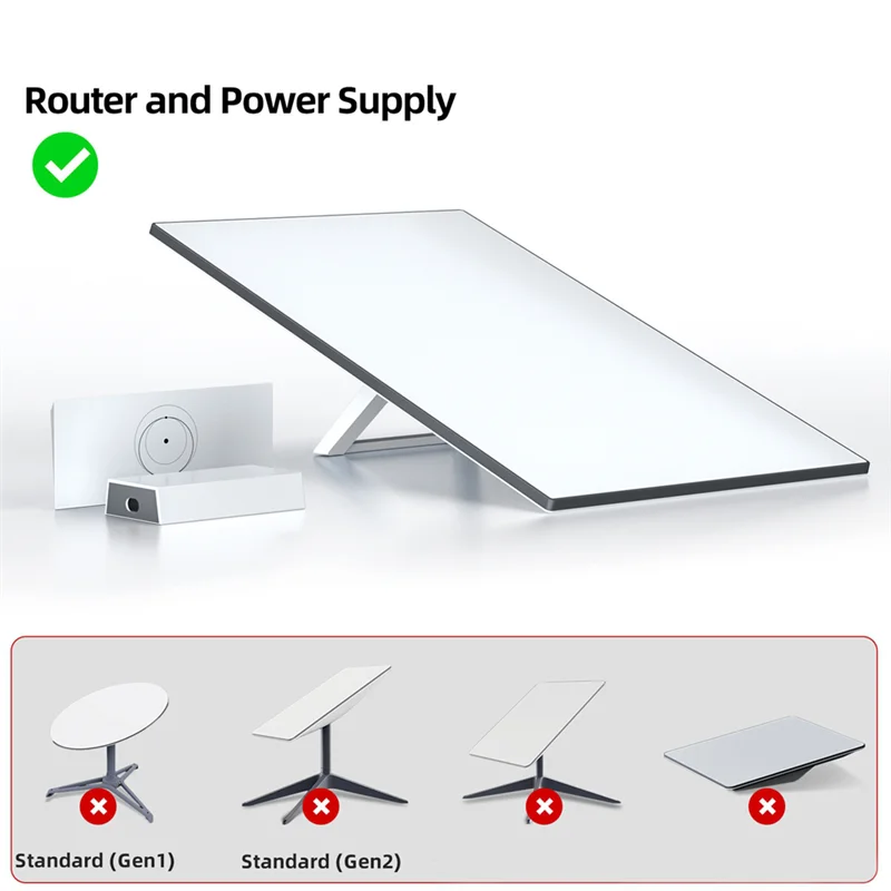 Montagem eficiente para suporte de parede Starlink Mesh Router Gen3 para maior estabilidade de Internet via satélite