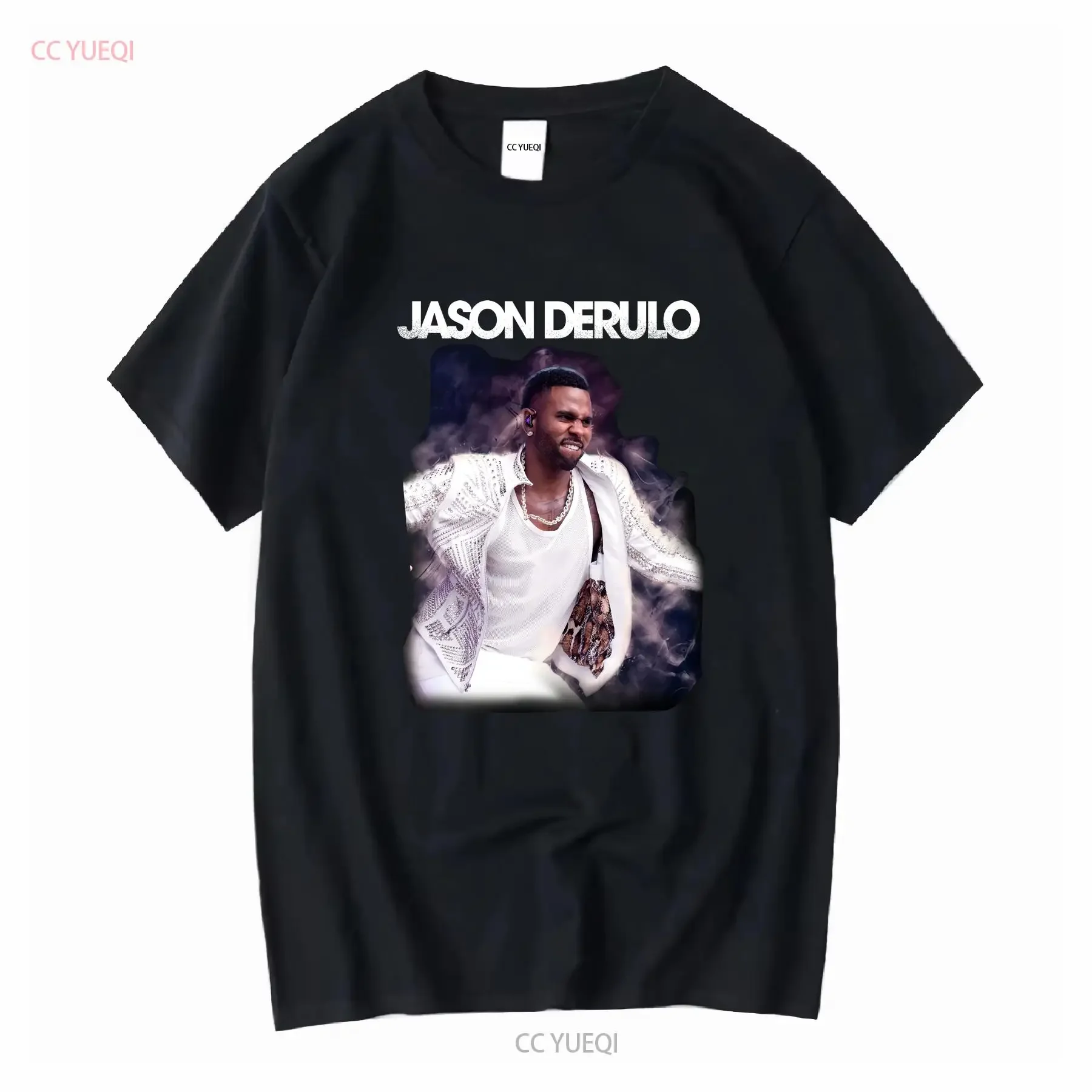

Новая редкая футболка Jason Derulo World Tour Family Black S 235XL 1D1444, винтажная стильная футболка с длинными или короткими рукавами