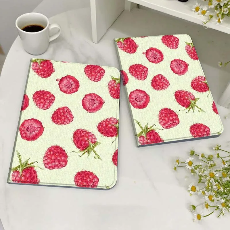 

Watermelon Raspberry Pattern For Honor MediaPad MatePad 6 7 X8 M5 M6 V6 V7 T5 T10 T10s 10 11 SE C5e X8a Pro Lite Tablet Case