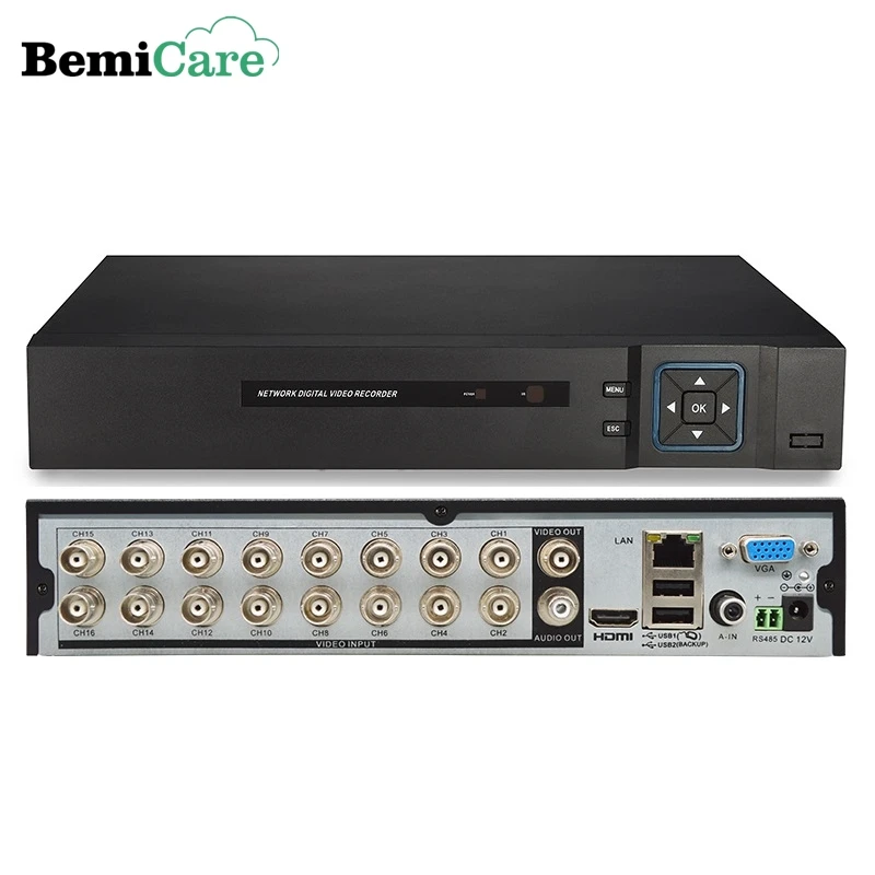 2024HOT AI H.265+ HEVC 8CH 16CH 32CH CCTV DVR  5MP-N  IP Network Video Recorder For Surveillance Camera System Kit dvr recorders