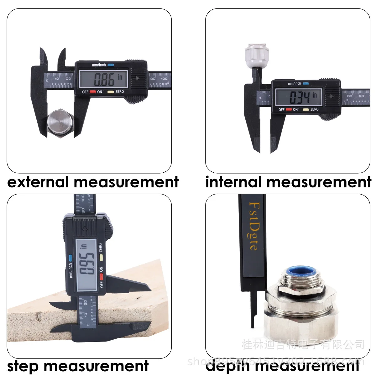 Digital Caliper 6 inch Electronic Vernier Caliper 100mm Calliper Micrometer Digital Ruler Measuring Tool 150mm 0.1mm