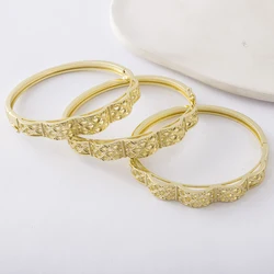 LUIZADA New Vintage Indian Women'S Bracelet African Wedding Luxury Gold Plated Bride Exquisite Lucky Bangle Jewelry