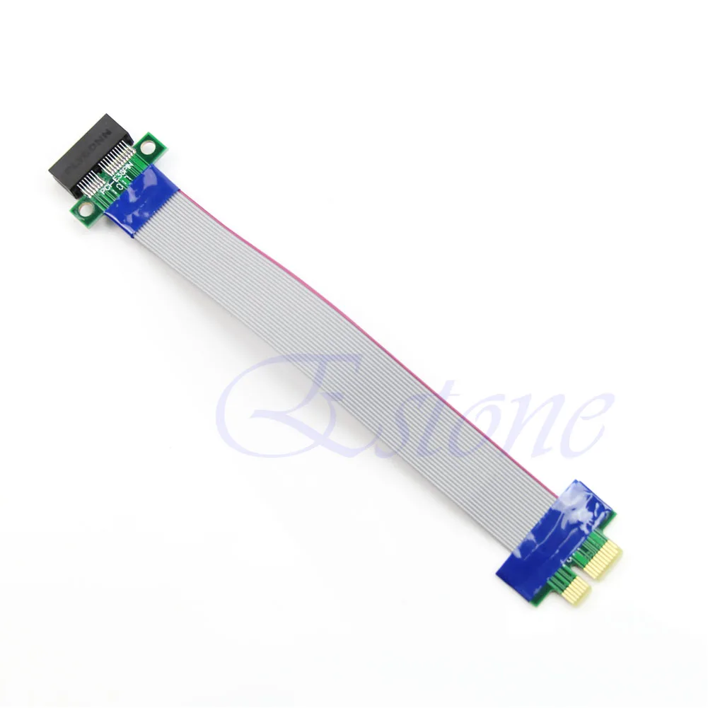 

Flex Ribbon PCI for Express PCI-e PCIe Riser Card Extender Extension Ribbon Cabl R2LB