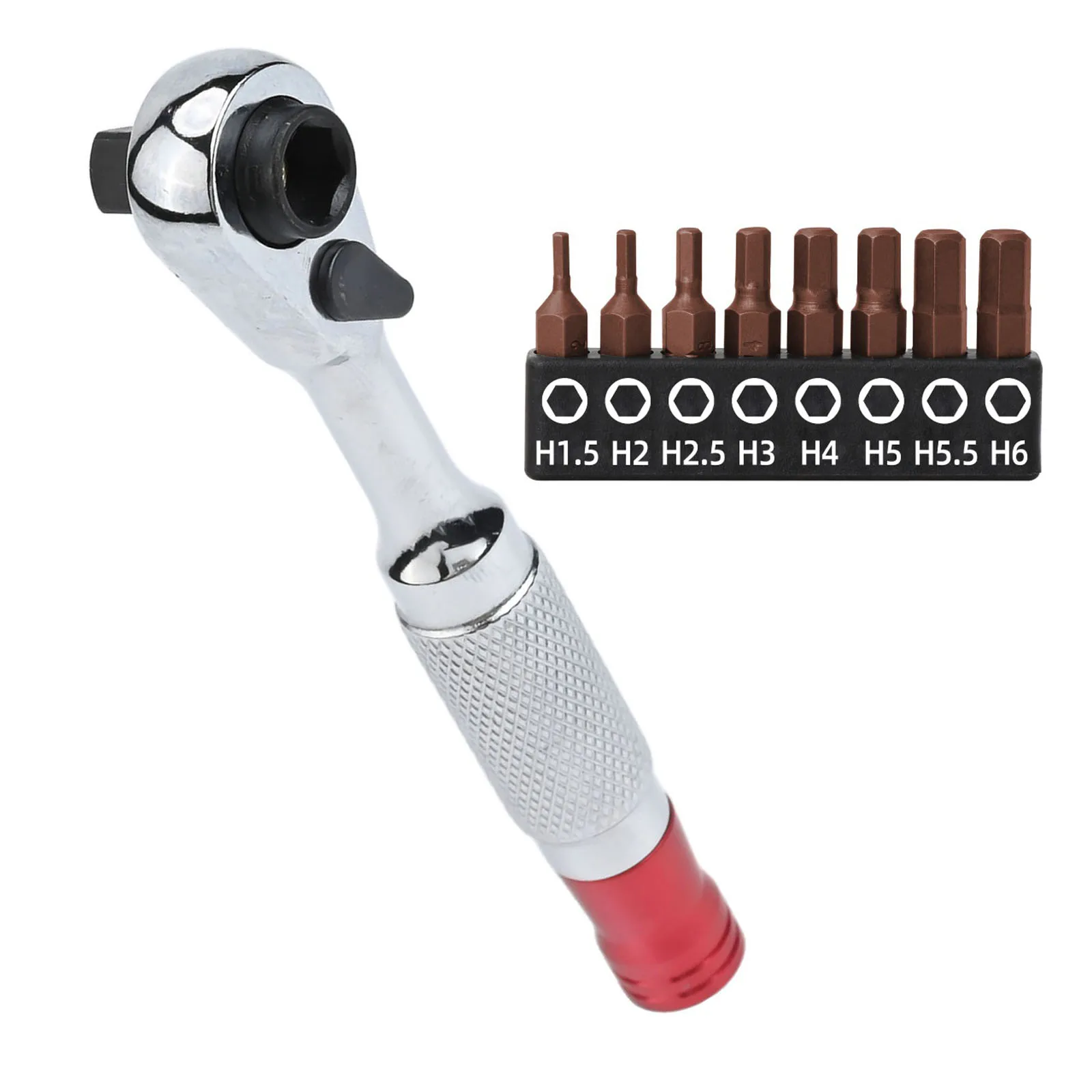 1/4 Inch Socket Ratchet Wrench For Torx Hex Cross Screwdriver Bit Holder Quick Release Ratchet Wrench Hand Tools
