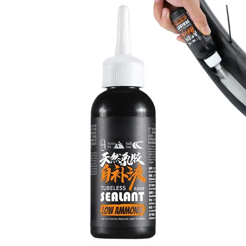 60ml Tubeless Tire Sealant Tire Bead Sealant Mountain Bikes Tire Sealant Tire Repair Tools Fast Act Latex Puncture Repair Fluid