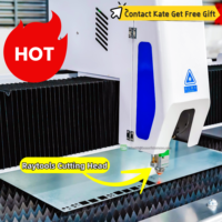 HF 3000W 6000W Fiber Laser Cutting Machine for Stainless Steel 4 Axis CNC Fiber Cutter Metal Sheet Tube Pipe