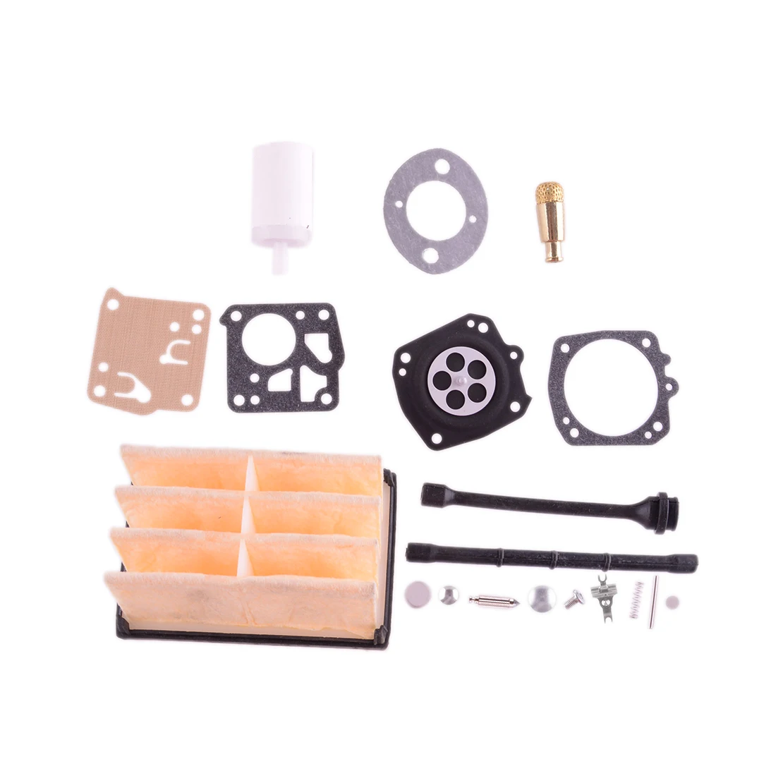 

503447203 501544102 Air Filter Oil Fuel Line Carburetor Repair Kit Fit for Husqvarna 261 262XP 262XPH 268 272 272XP 394XP