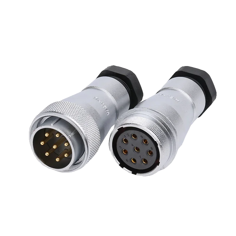 WEIPU WF28 TA+ZA Waterproof IP65 50A Power Wire Connector 2Pin 3Pin 4Pin 7Pin 12Pin 16Pin 20Pin 24Pin 26Pin Aviation Plug Socket