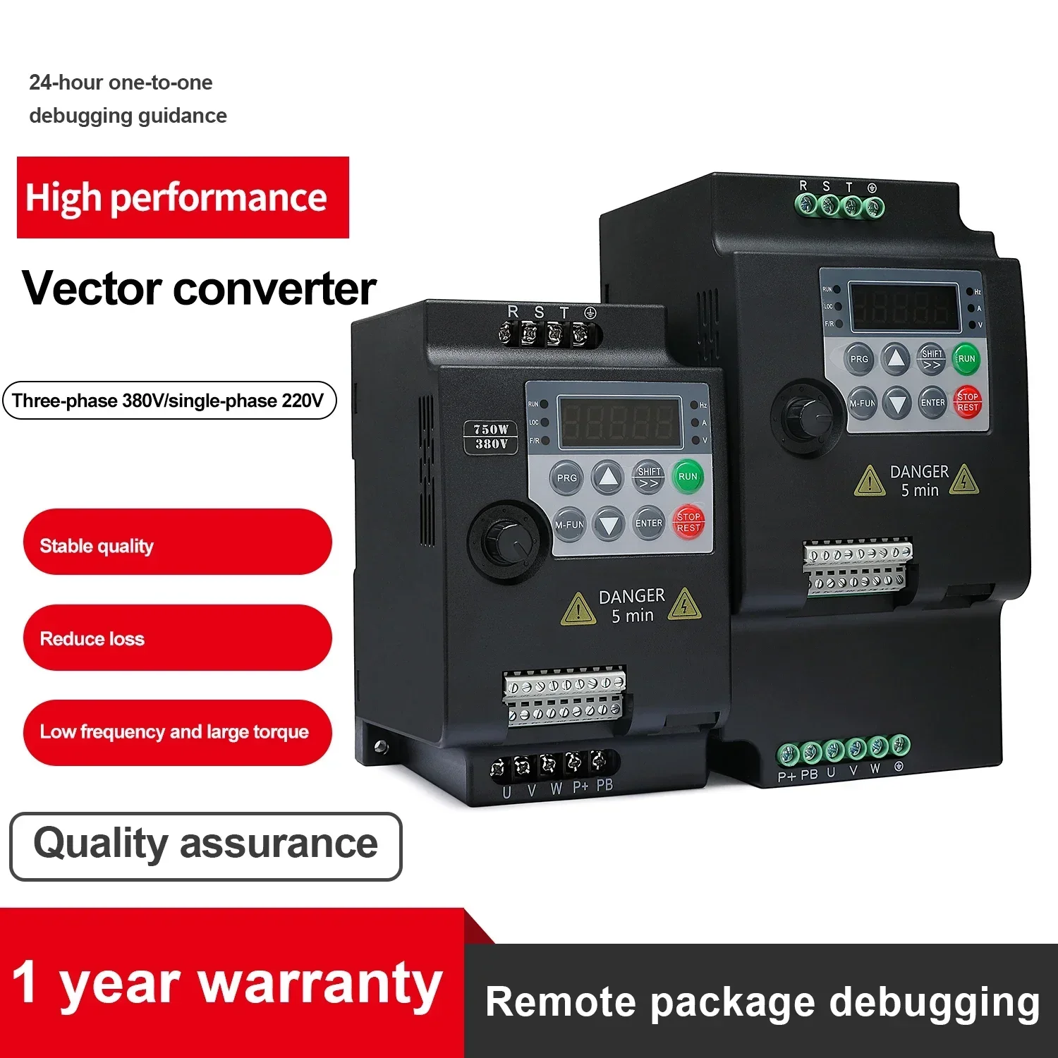 380V 220V VFD Variable Frequency Drive Inverter 0.75-11kW Motor Speed Controller Industrial Manufacturer