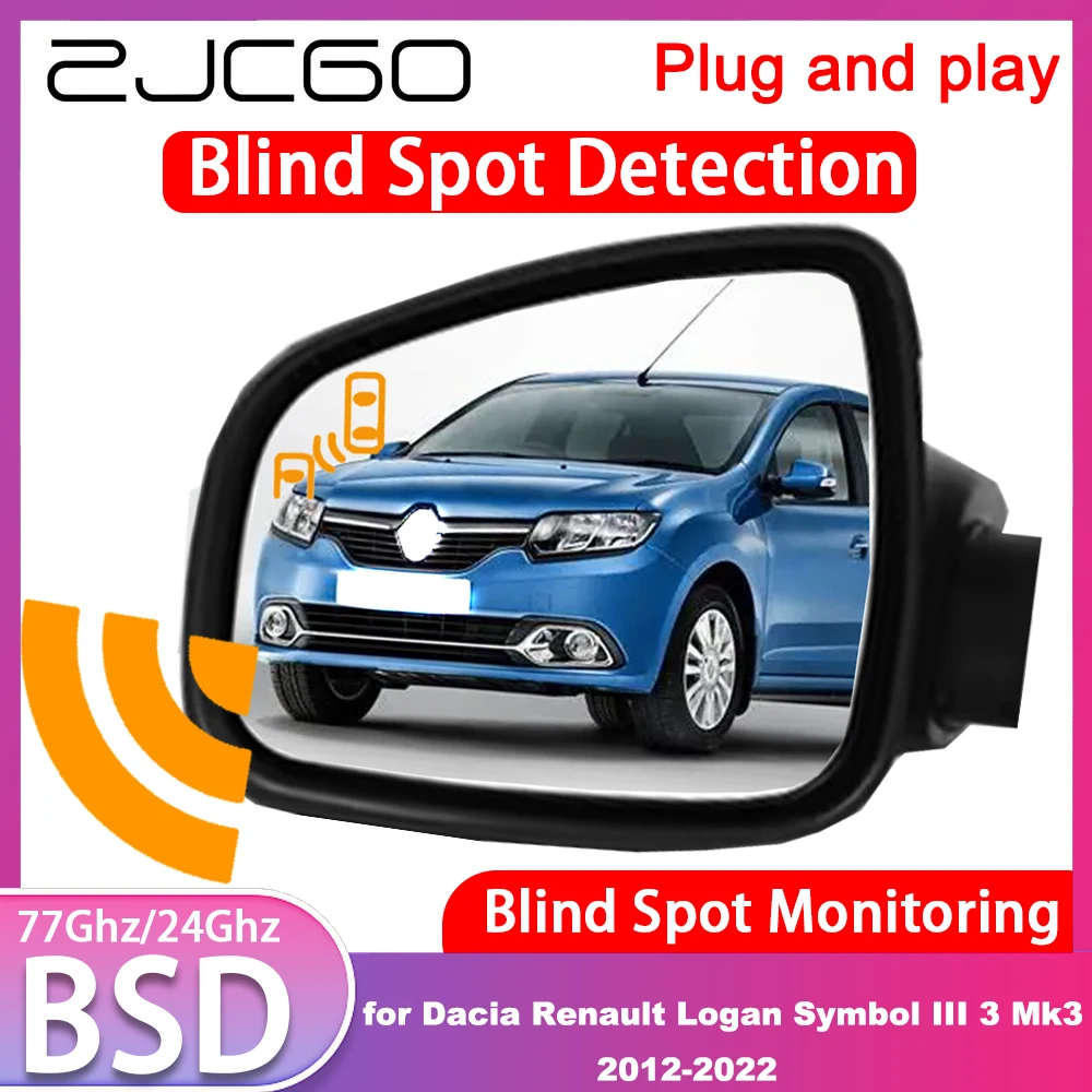 for Dacia Renault Logan Symbol III 3 Mk3 2012-2022 OEM Blind Spot Detection Monitoring Warning Lane Assist System 77GHz Radar