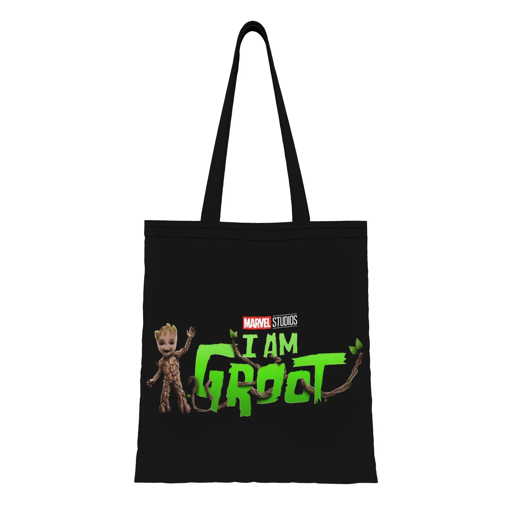 

Groot Marvel Canvas Tote Bag Perfect for Outdoor Women's Top-Handle Bags