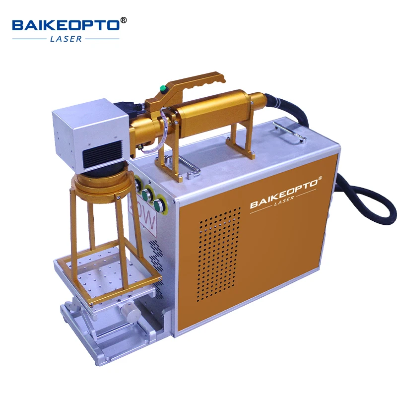 

Handheld Portable Laser Marking Machine Metal Nameplate Mold Flange Coding Machine Small Fiber Optic UV Engraving Machine