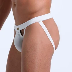 Sexy Mens Panties Breathable Sexy Double Thong Youth Fashion Brief Lingerie Backless Underpants Low Waist Bikini G-string