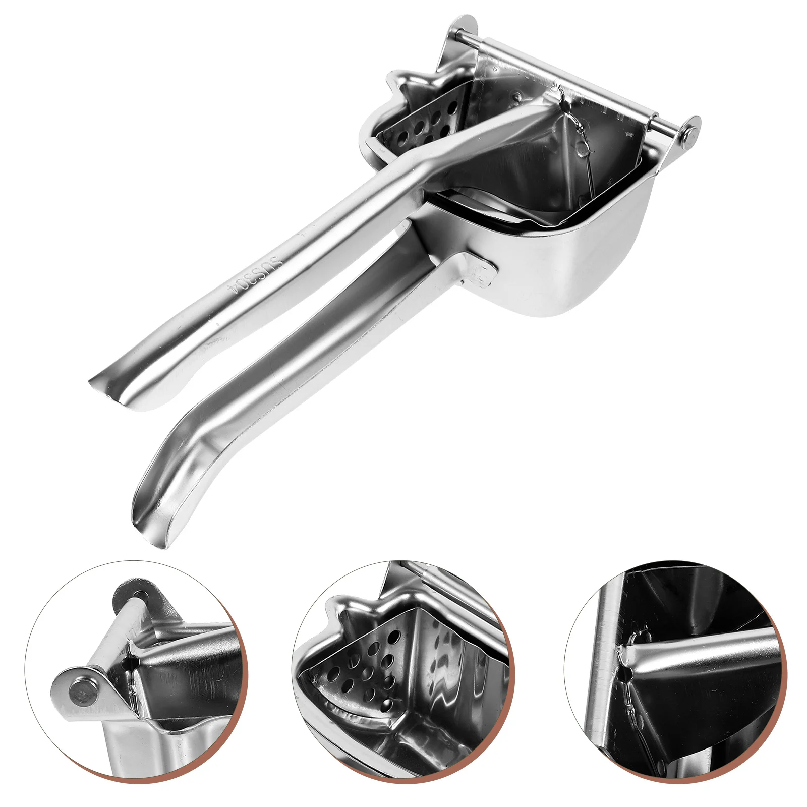 

1Pcs Manual Juicer Stainless Steel Lightweight Fruit Squeezer Citrus Lemon Extractor Tool Kitchen Use Reamer
