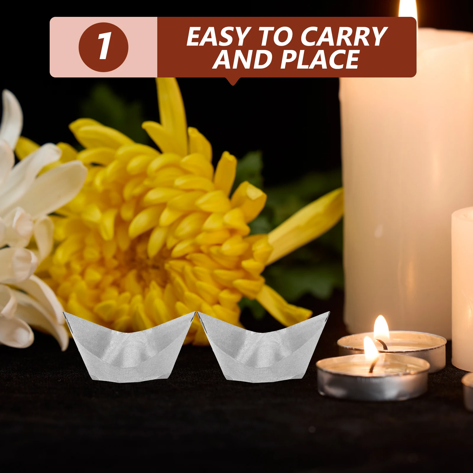 

500pcs Traditional Chinese Paper Money Handmade Mini Yuan Bao Sacrificial Supplies For Ancestral Worship Ghost Offerings