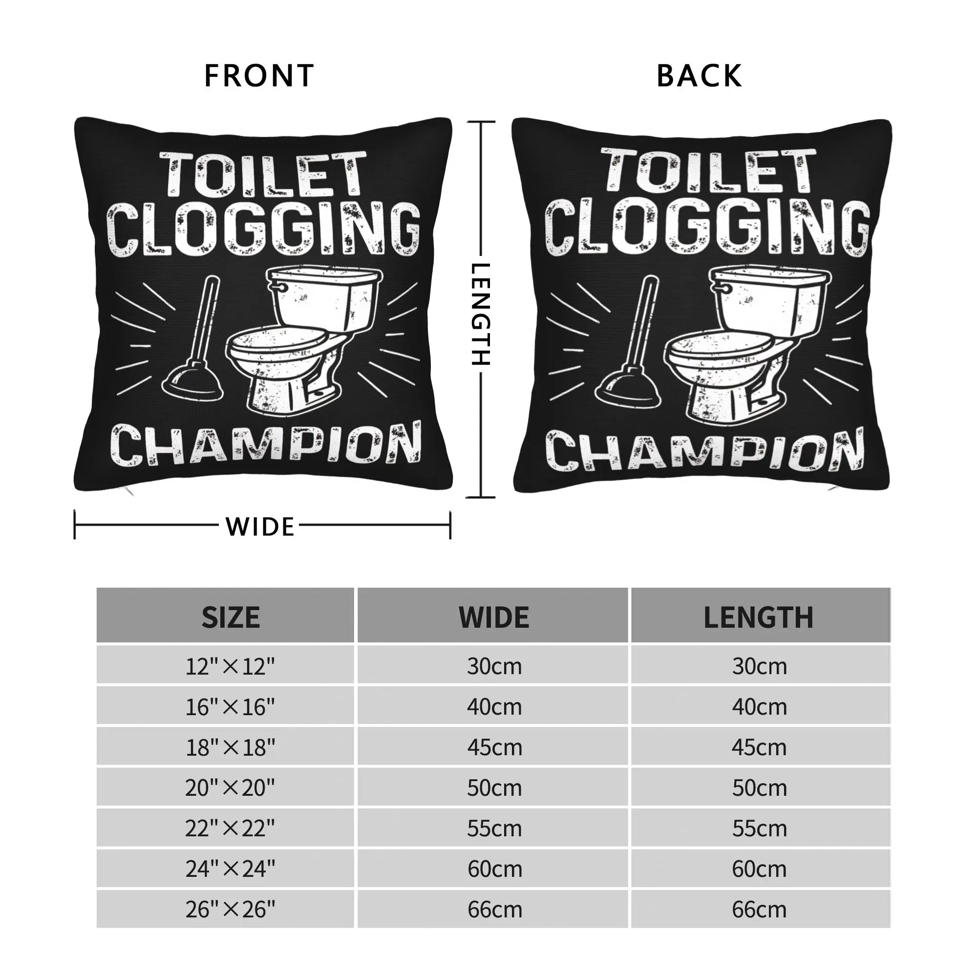 المرحاض انسداد بطل كيس وسادة غطاء وسادة ناعمة لغرفة المعيشة السرير كرسي لطيف مضحك سادات