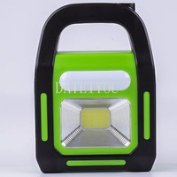 COB Working Emergency Light Mobile Lantern Solar Powered USB Rechargeable Outdoor Camping Lamp Flashlight