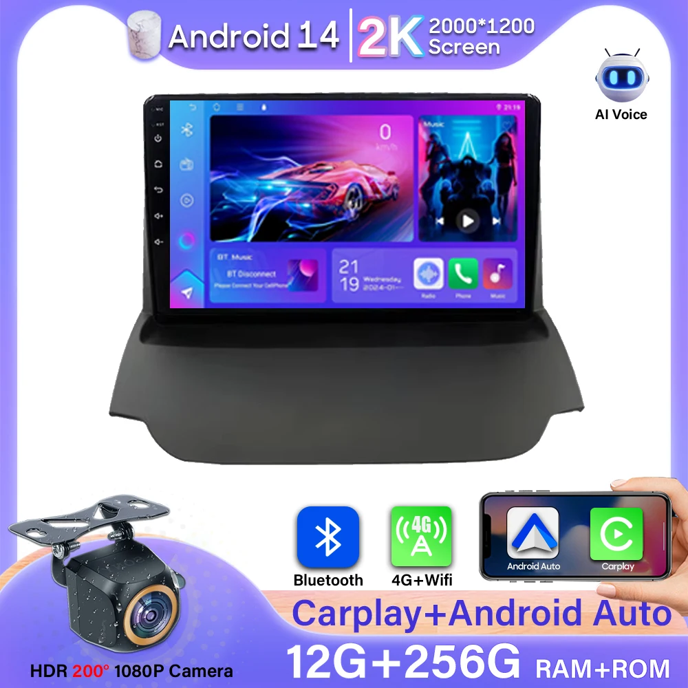 

Android Car Radio For Ford Ecosport 2013 2014 2015 2016 2017 Carplay No 2din Stereo GPS Navigation Video Intelligent Systems BT