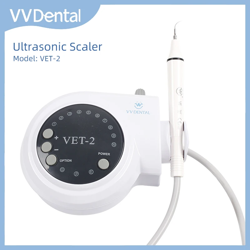 VVDental Ultrasonic Scaler Fit for EMS Handpiece With 5 Tips Remove Tooth Calculus Smoke Stains Teeth Whitening Dental Tools