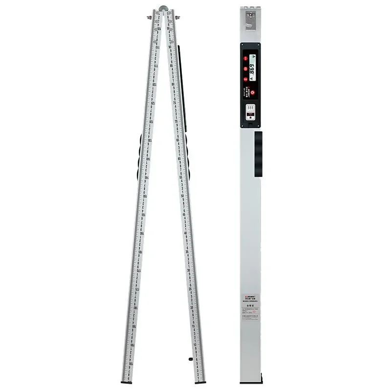 

SNDWAY SW-LR180 Depth Gauge Feeler Hole Size Taper Gauge Stainless Steel Welding Taper Gap Depth Ruler Hole Inspection