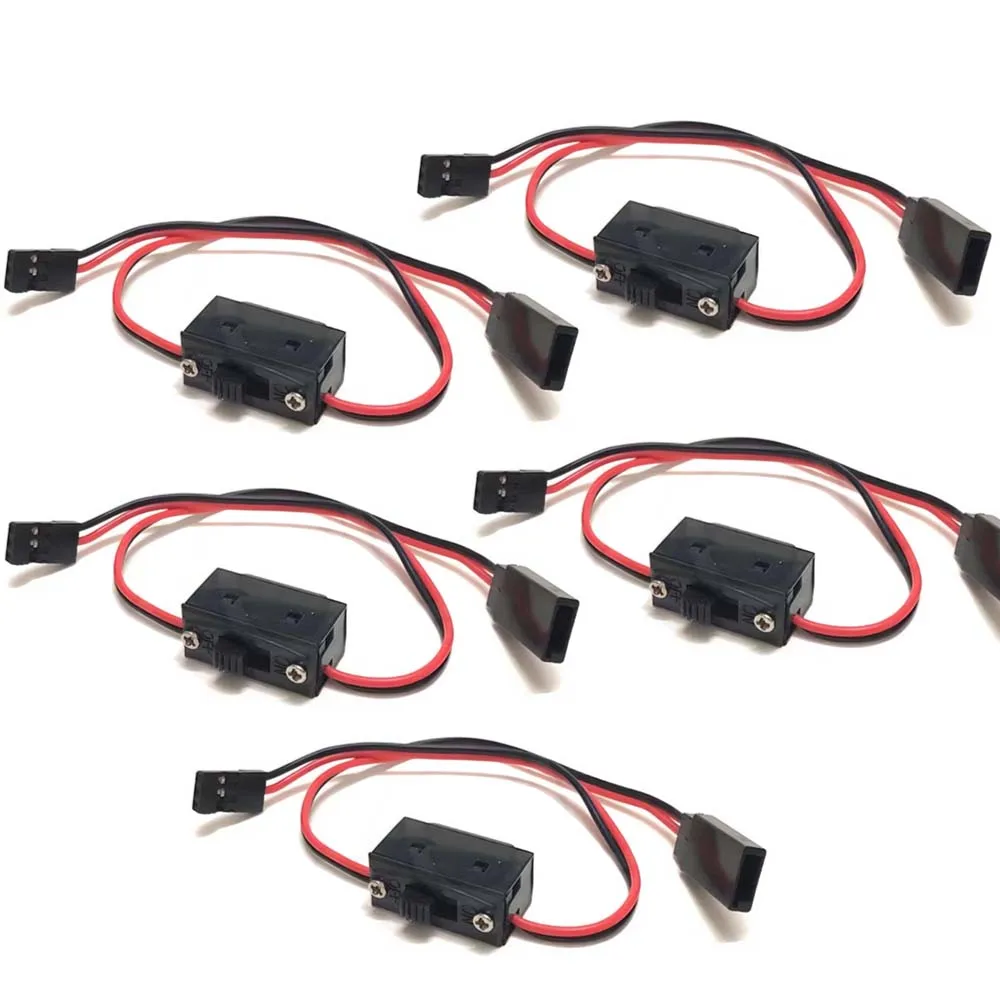 1/2/5 szt. Przełączniki do modeli samolotów, zdalnie sterowanych samochodów, akcesoria do przełączników świateł