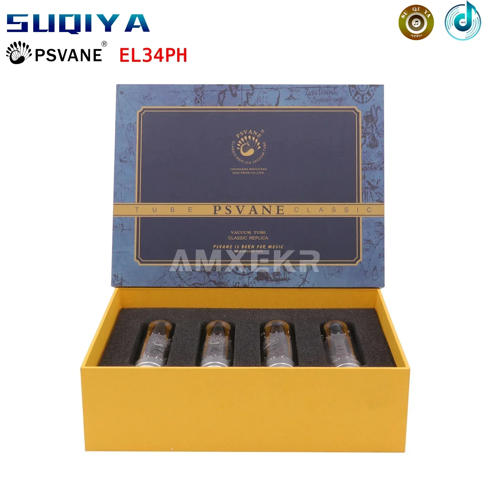 SUQIYA-PSVANE EL34PH Electronic Tube Reproduction Western Electric Vacuum Tube Original Factory Precise Matching For Amplifier