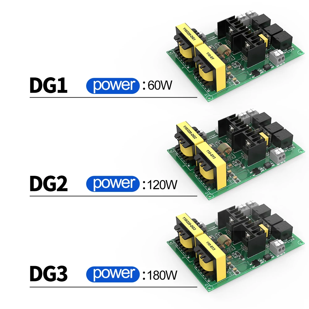 Granbosonic 40KHz 60 ~ 180W sürücü kurulu dijital kontrol PCB jeneratör için ultrasonik temizleyici DIY onarım