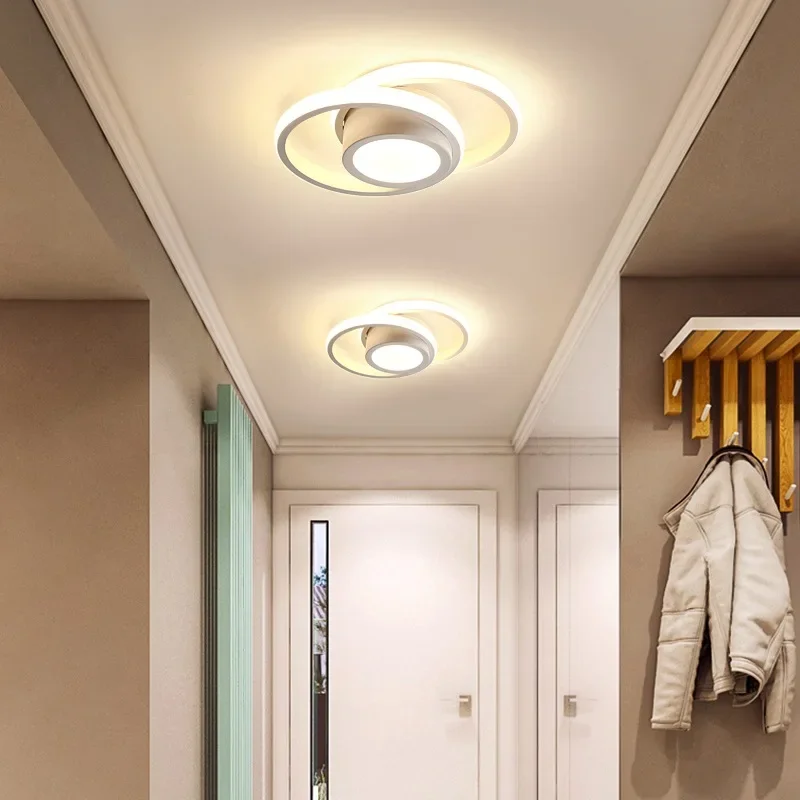 Personality and Creativity Aisle Hallway Modern Minimalist Bedroom Entrance Lights Balcony Round Cloakroom Ceiling Lamp