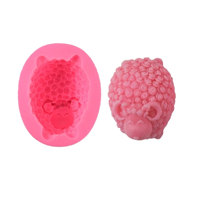 

Sheep Silicone Mold Animal Gypsum Resin Molds Home Decor Gift Women Girl Ornament