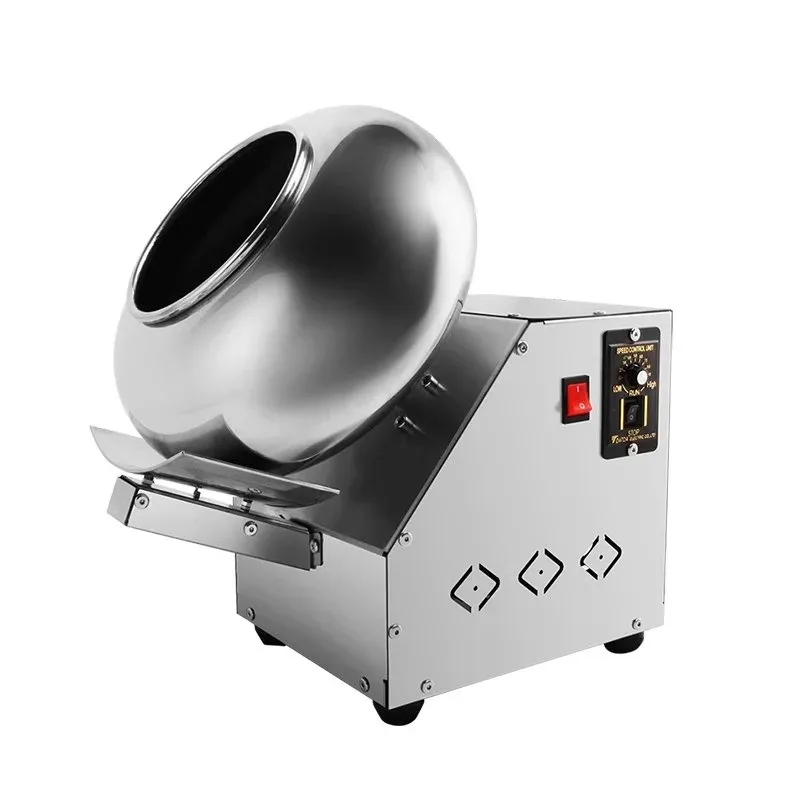 Electric Chocolate Sugar Coating Machine 110/220V Commercial Small Candy Coater for Chocolate Bean Dragee Coating