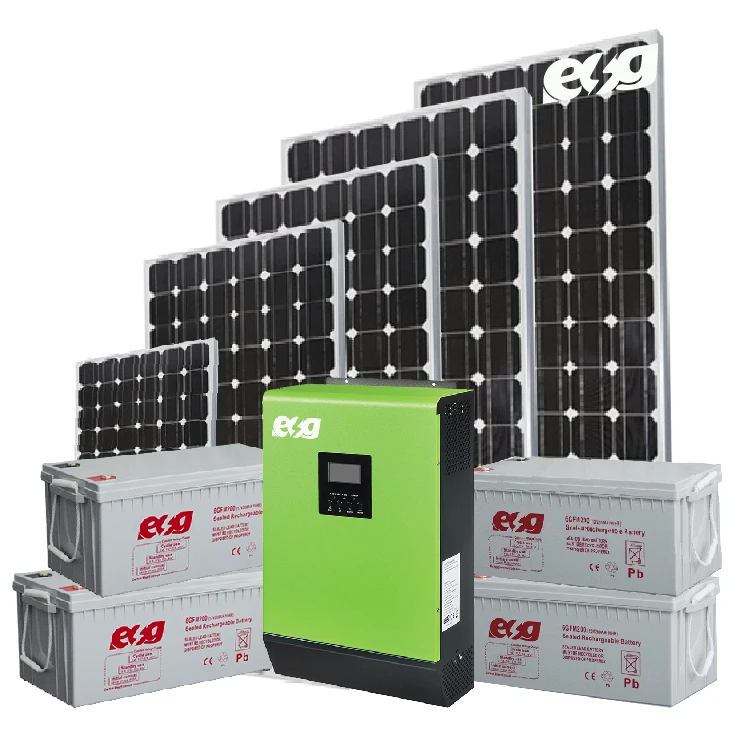 ESG Commercial Ground Mounting MPPT high frequency pure sine wave Inverter 5kw   10kwh Complete Solar Power System