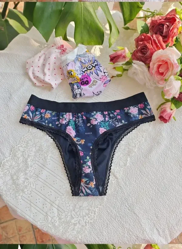 Man's Flower Lace Hem Briefs Harajuku BF Gifts LGBQT image 4
