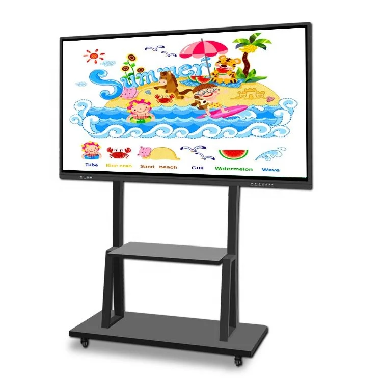 55 65 75 86 98 Inch Interactive Flat Panel Touch Monitor Digital Smart Whiteboard School Education Interactive Whiteboard