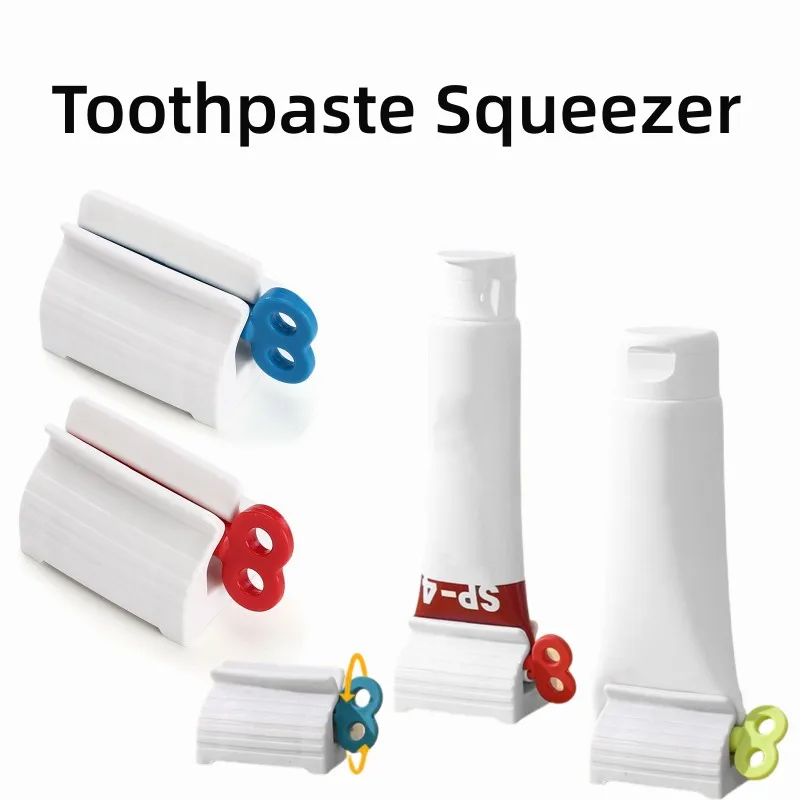 Toothpaste Squeezer Device Multifunctional Dispenser Facial Cleanser Clips Manual Lazy Tube Tools Press Bathroom Accessories