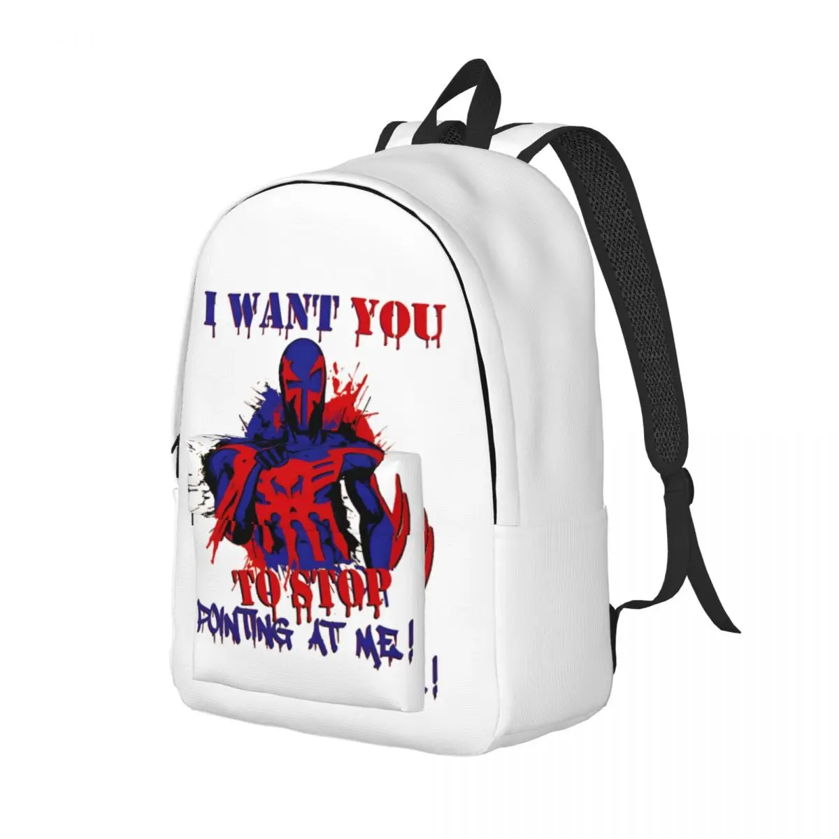 Harajuku Design Pointer 2099 Kindergarten Bag For School Multi Compartment Marvel Spider-Man Unisex College Bag For Gifts