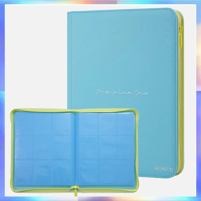 

Папка для карт, 9 карманов, 900, держатель для коллекционных карточек, книга, аниме-фигурка, высокое качество, чехол из искусственной кожи, папка на молнии для коллекции карточек