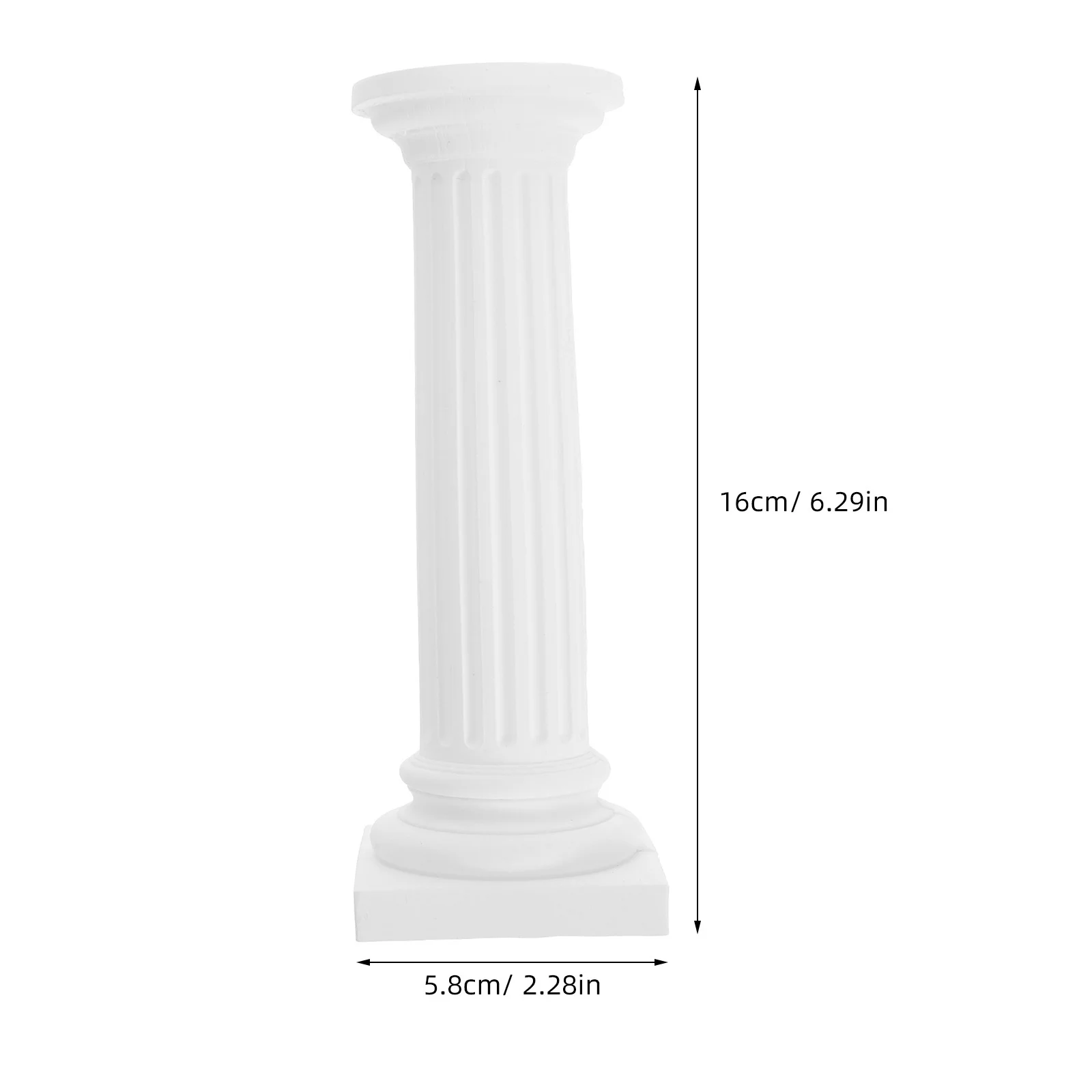 Coluna romana estátua de gesso ornamento esculpido à mão base de exibição decorativa suporte para casa escritório shopping artístico decoração pilar romano