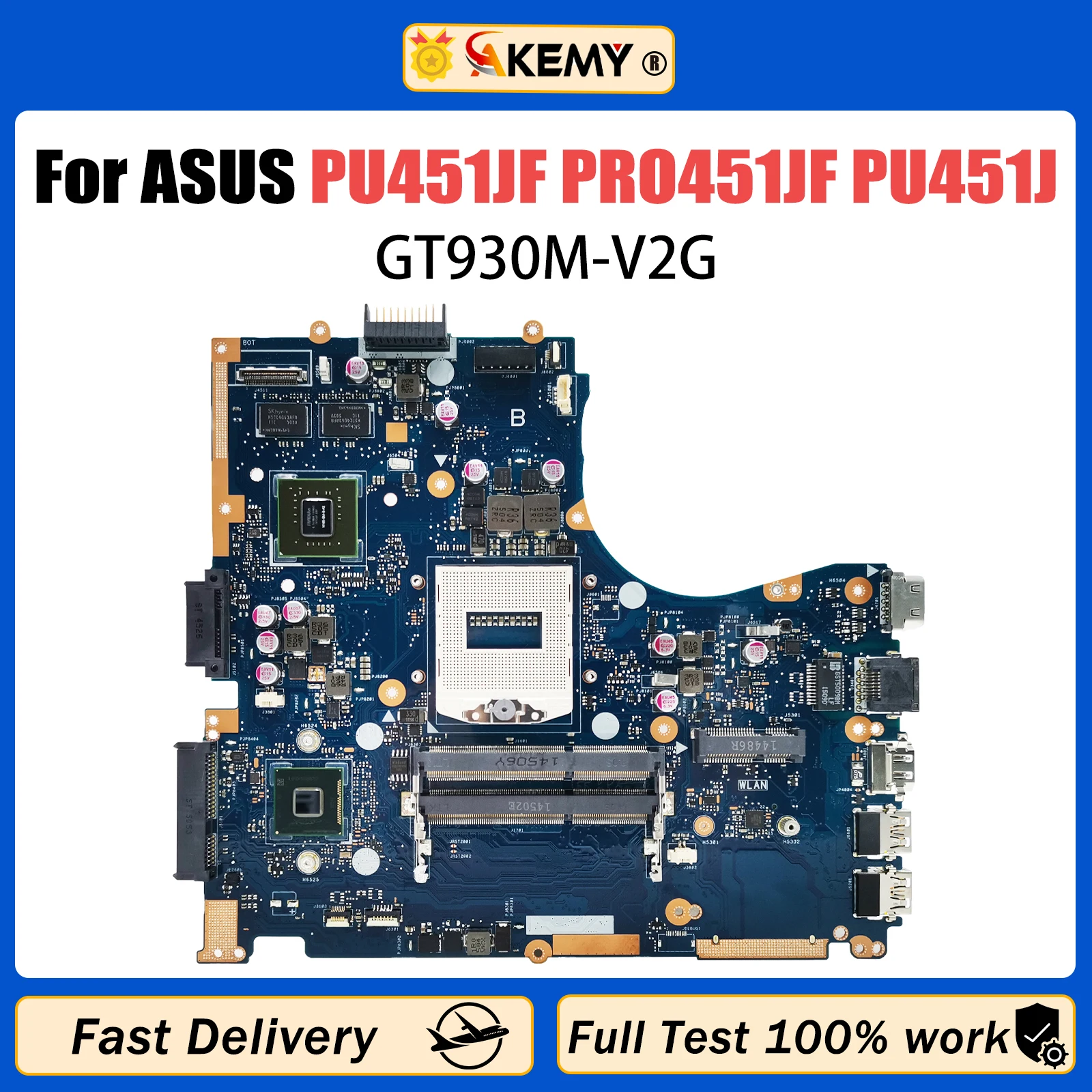 

Материнская плата для ноутбука AKEMY PU451J Материнская плата ASUS PRO ESSENTIAL PU451JF PRO451JF 100% Test OK