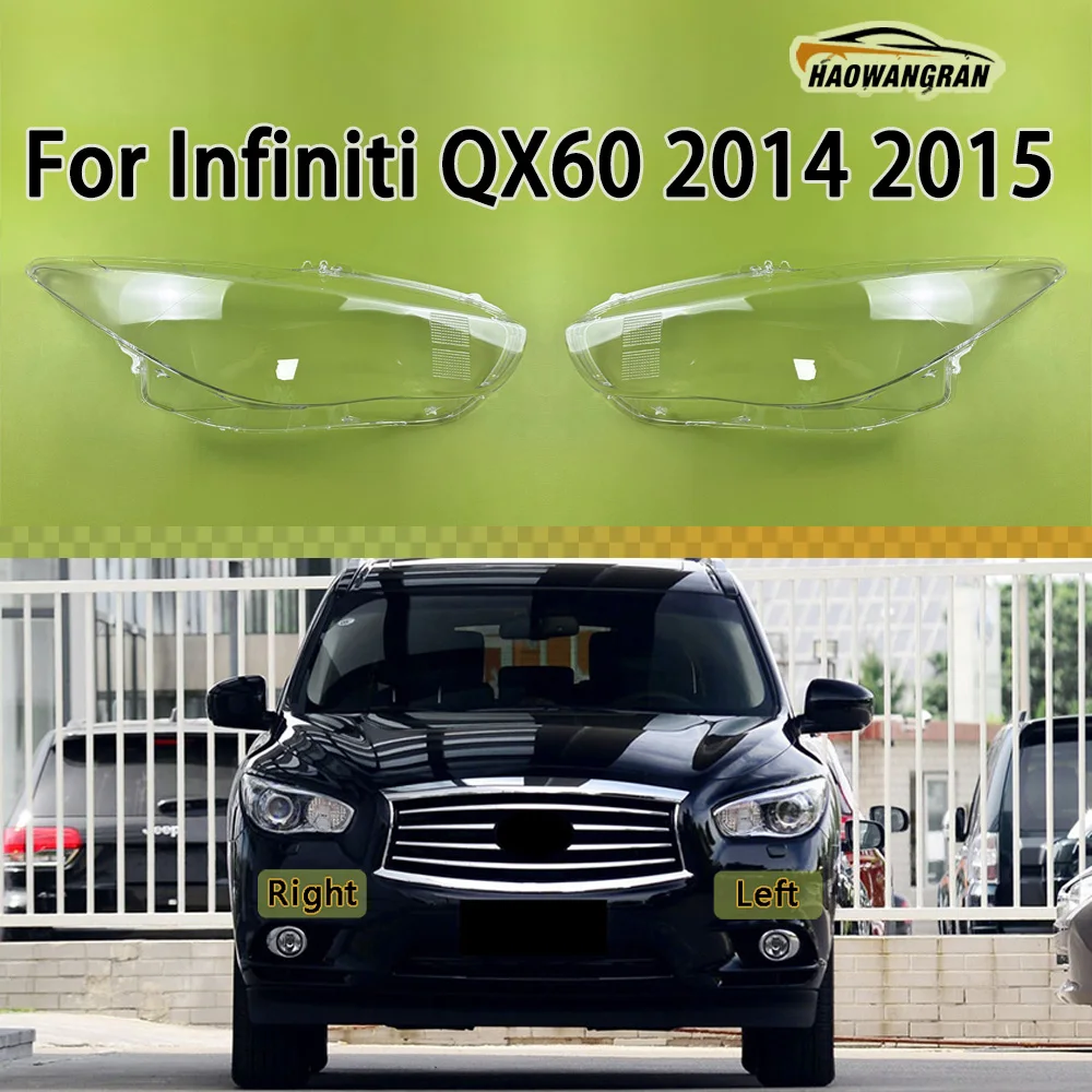 

Headlight Housing Shell Lamp Shade Lens Transparent Headlamp Cover Plexiglass Auto Replacement Parts 2014 2015 For Infiniti QX60