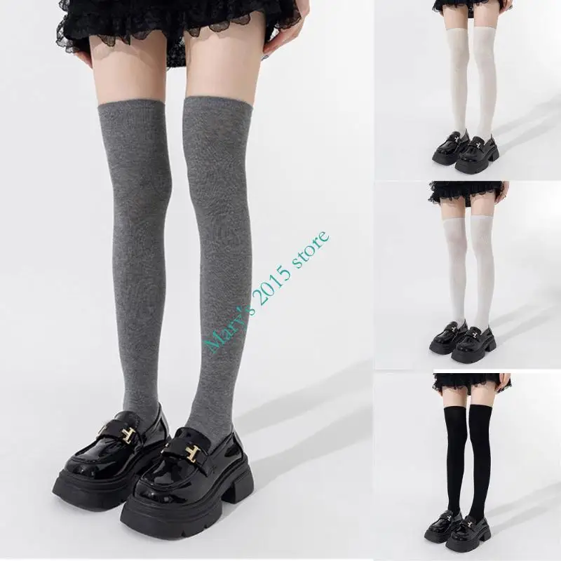 

E15f Женские женские весенние осенние манжеты с высокими носками для ботинок.