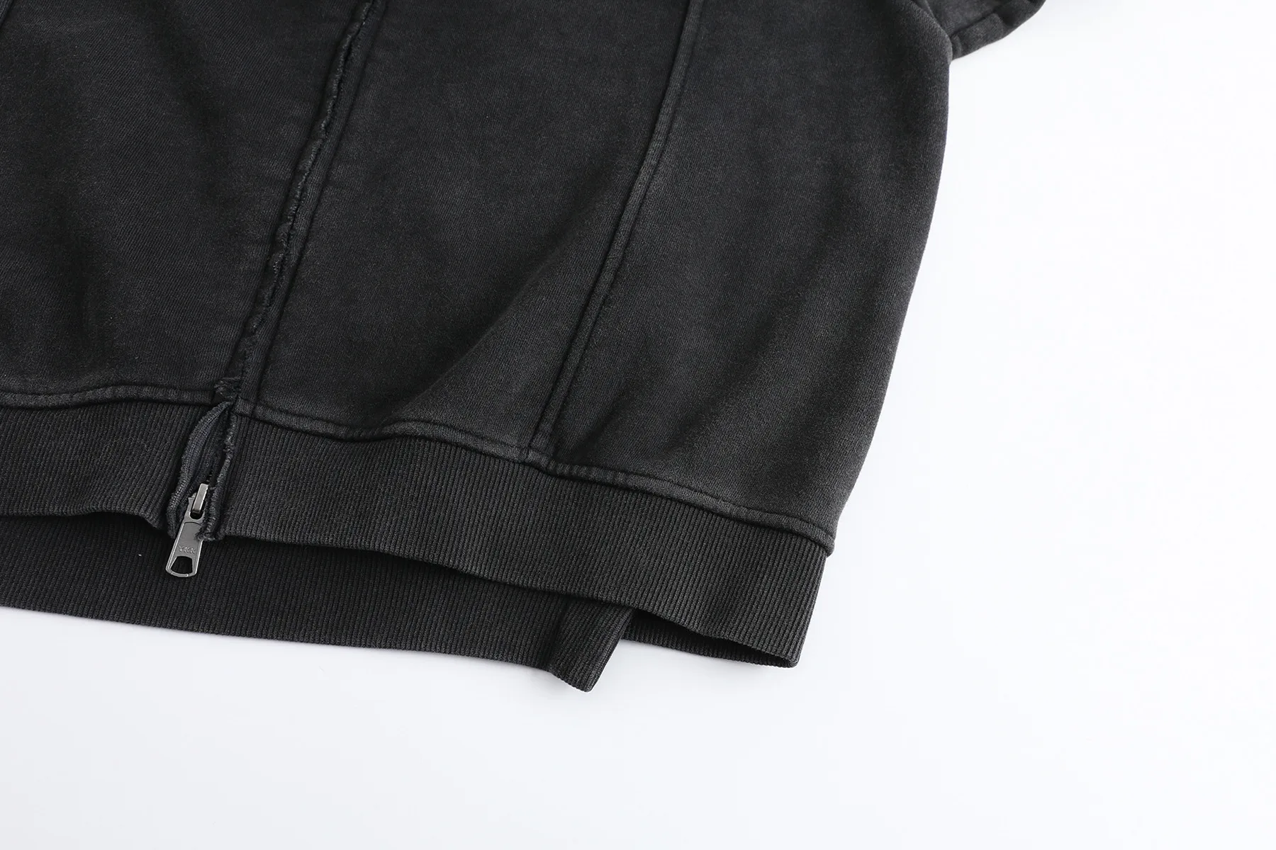 Mart Washed Old Deconstructed Zip Sweater Jacket 25FW