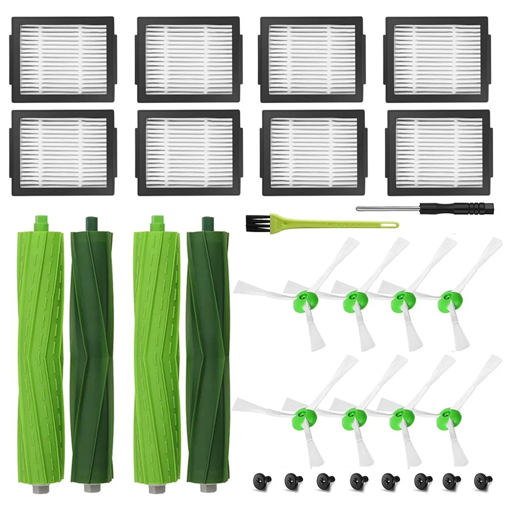 Para IRobot Roomba I7 I7 + I3 I3 + I4 I4 + I6 I6 + I8 I8 + J7 E5 E6 E7 aspiradora Cepillo Lateral principal piezas de filtro Hepa