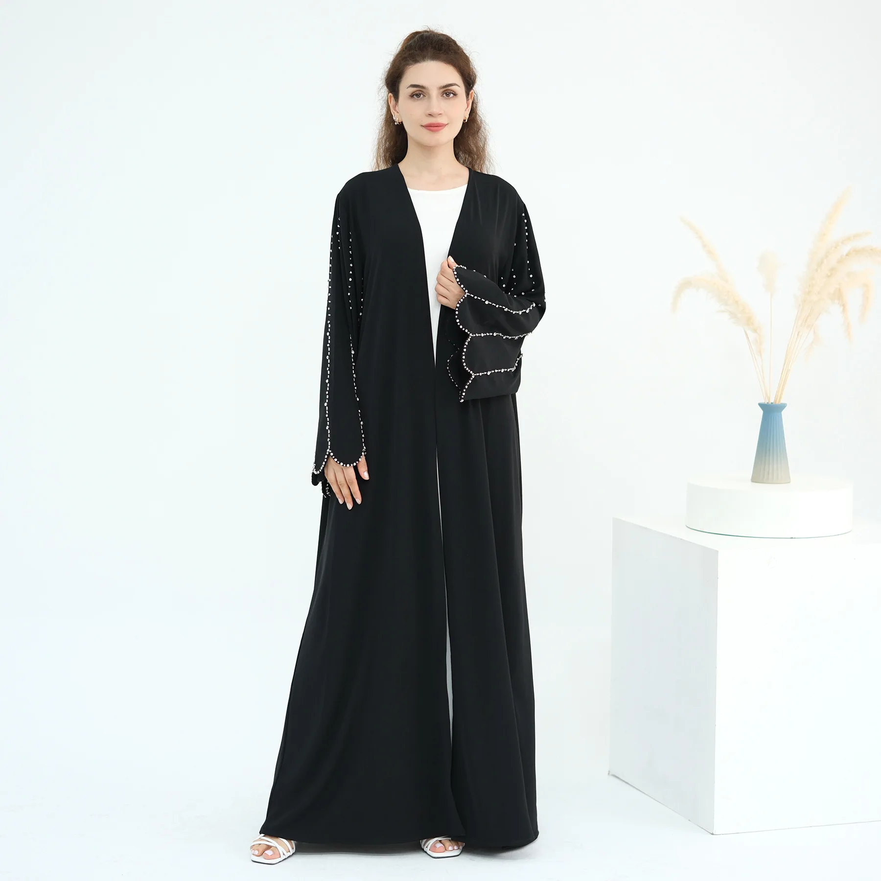

2026 eid Mubarak Ramadan open abaya women muslim dress jilbab Kebaya Islamic clothing kaftan robe hijab dresses fashion abayas