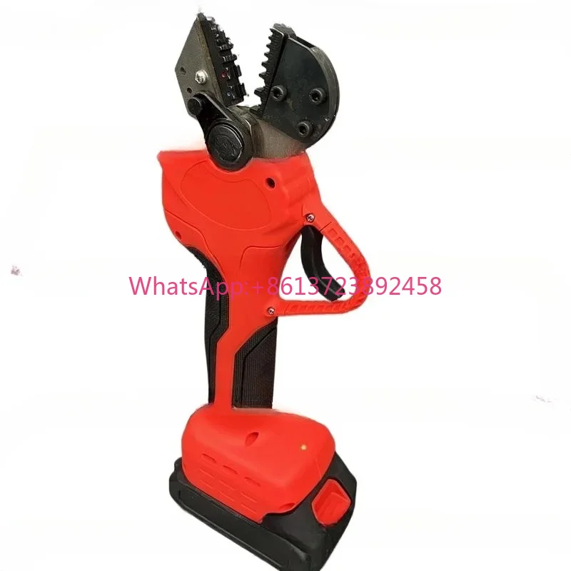 Electric Crimping Clamp Rechargeable Cold Crimping Clamp Mini Wiring EW-50X Terminal Pre-Insulated Tubular Bare Crimper