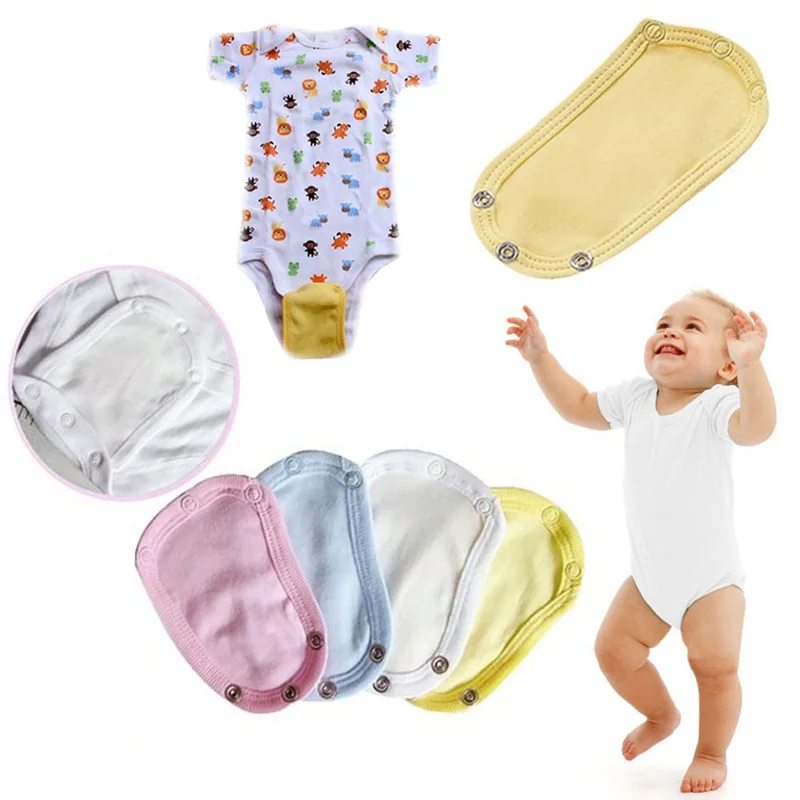 New Cotton Baby Romper Extension Piece DIY Baby Jumpsuit PP Enlarge Increase Pieces Solid Color Infant Romper Butt Supplies