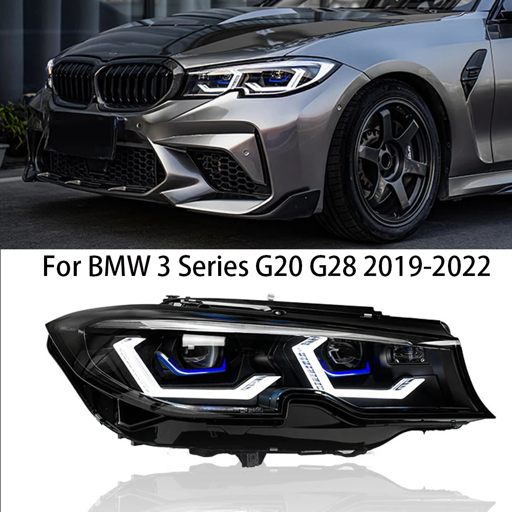 

Передние Автомобильные фары для BMW G20 G28 3 серии 320i 325i 330i L335i 2019-2022 M3, лазерная фотолампа, динамические автомобильные аксессуары